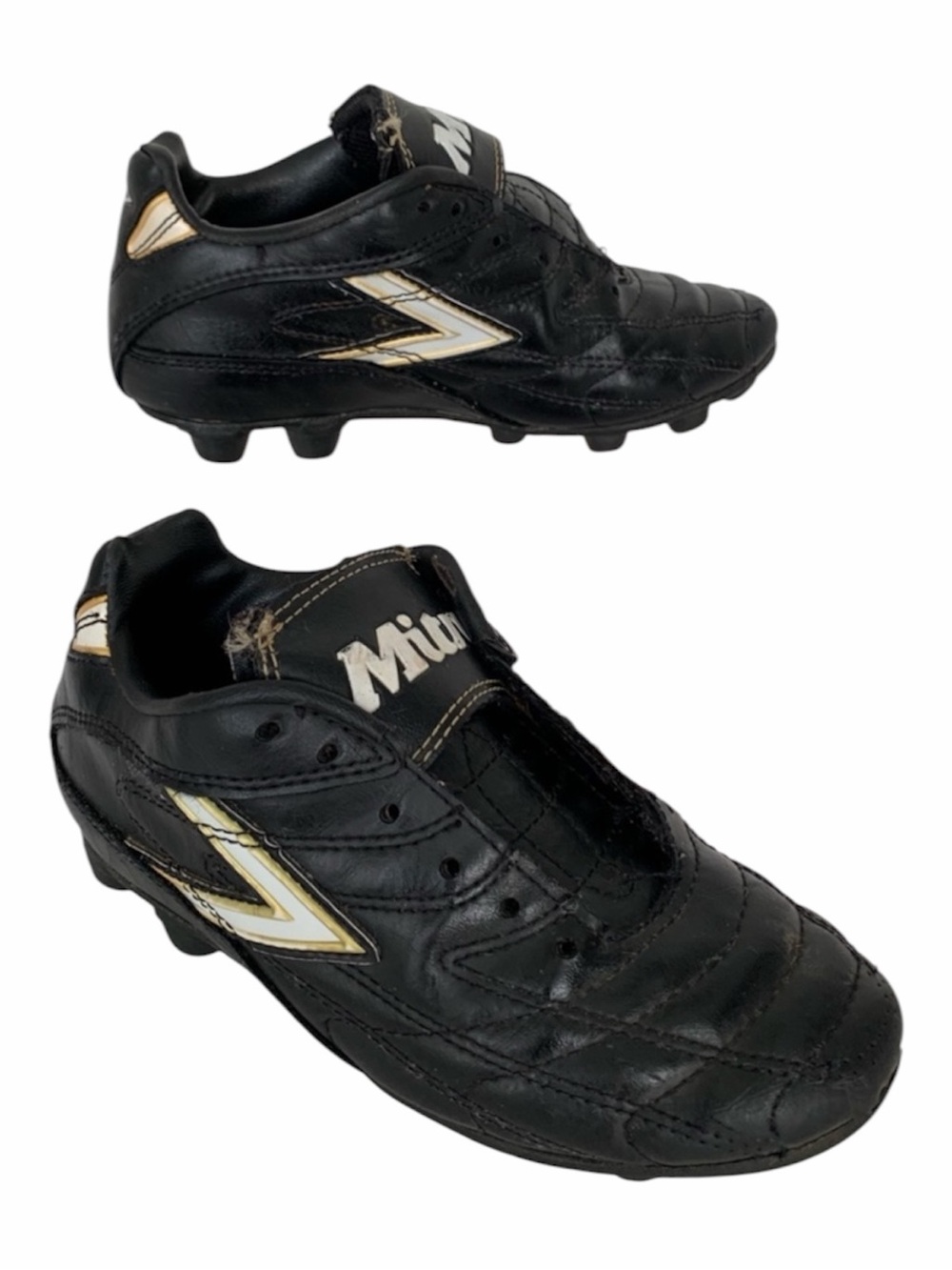 Mitre Cleats Blaze MR JR Boy’s Size 13.5 Black White
